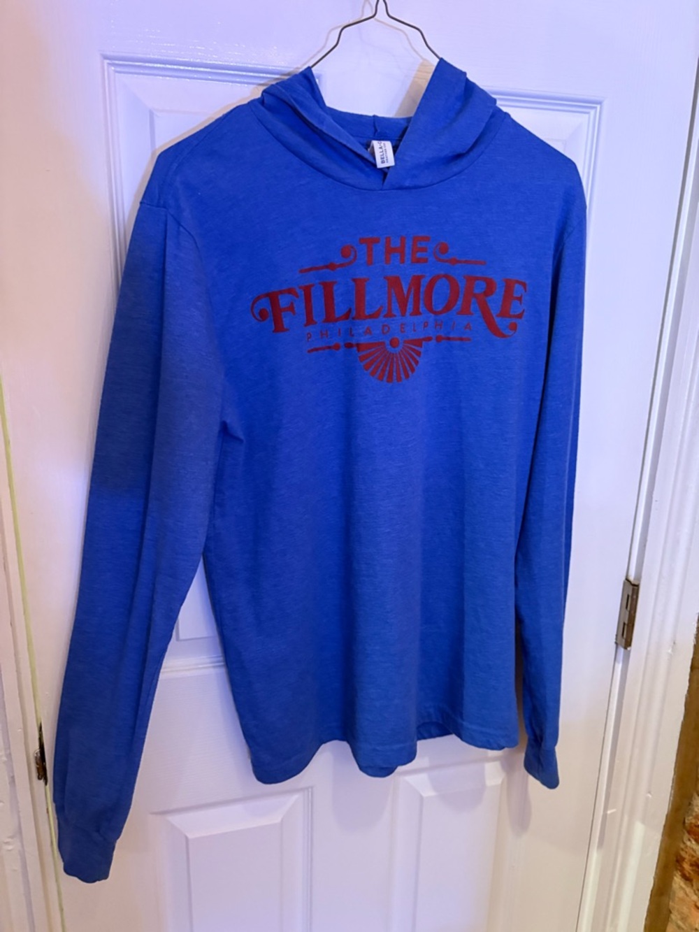 The Fillmore Philadelphia Blue Hooded Long-Sleeve Tee